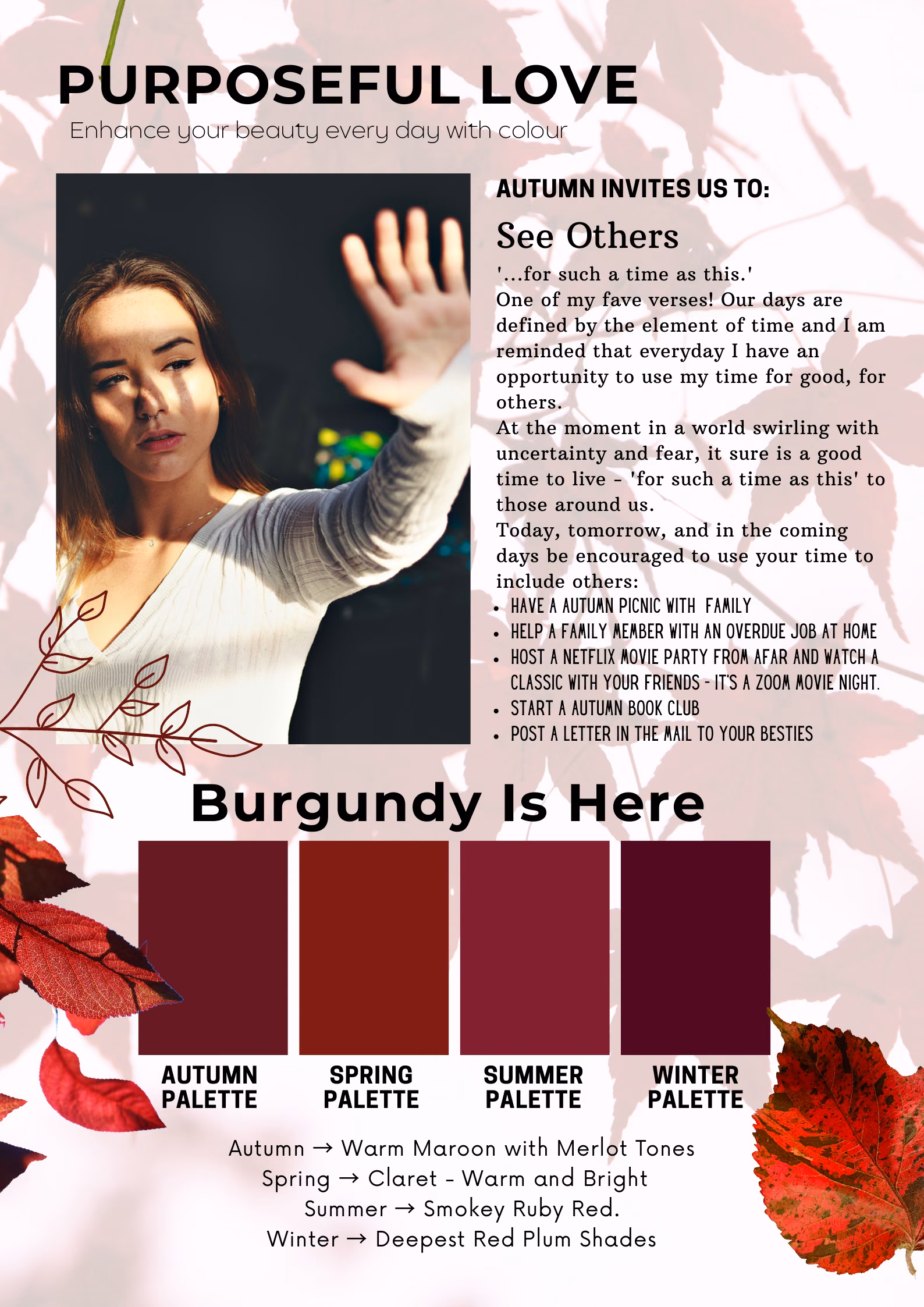 Purposeful Love — The Style Edit, Autumn 2025