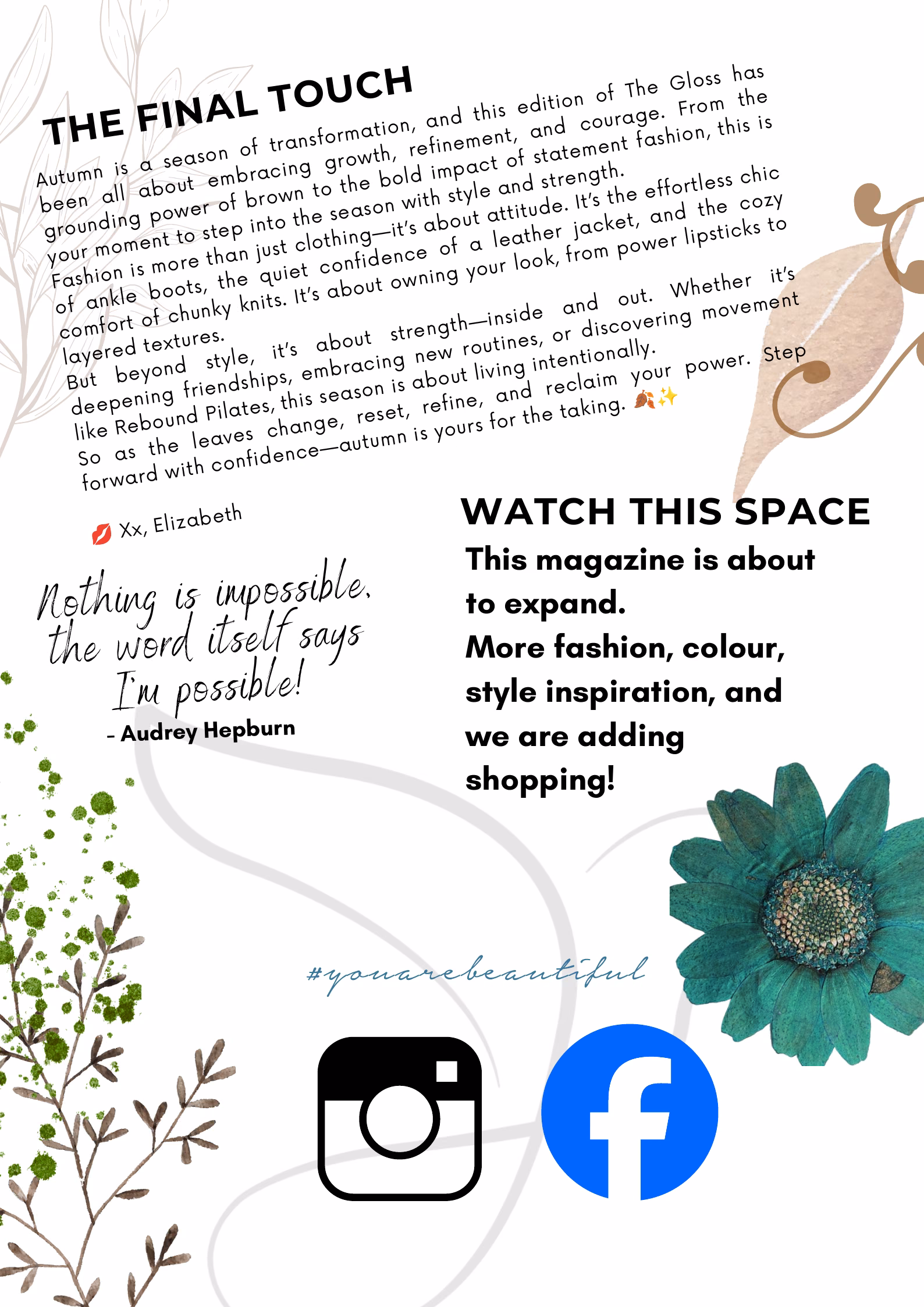The Final Touch — The Style Edit, Autumn 2025