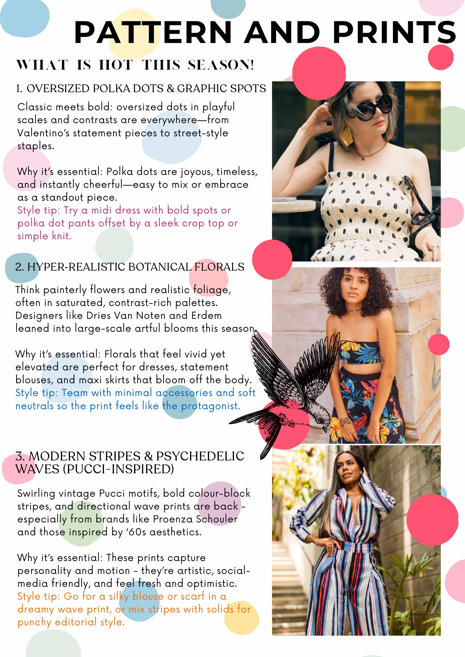 Pattern and Prints — The Style Edit, Spring 2025