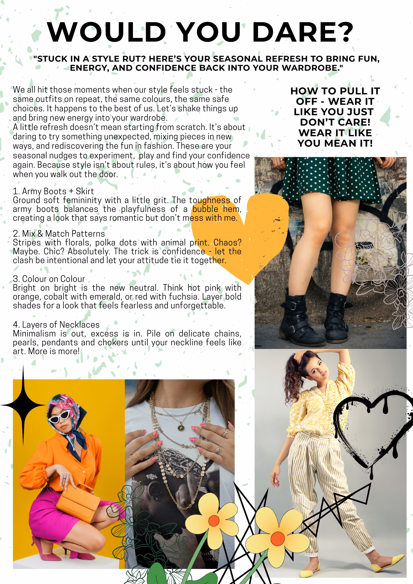 Would You Dare? — The Style Edit, Spring 2025