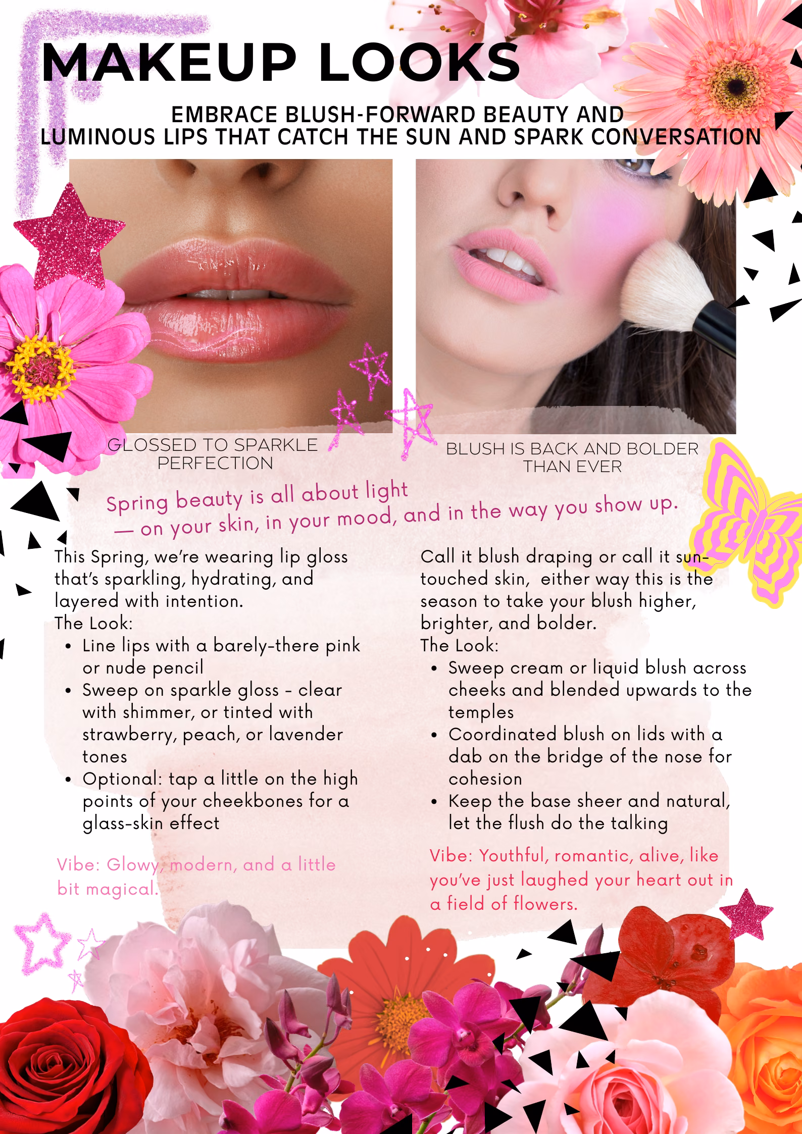 Makeup Looks — The Style Edit, Spring 2025