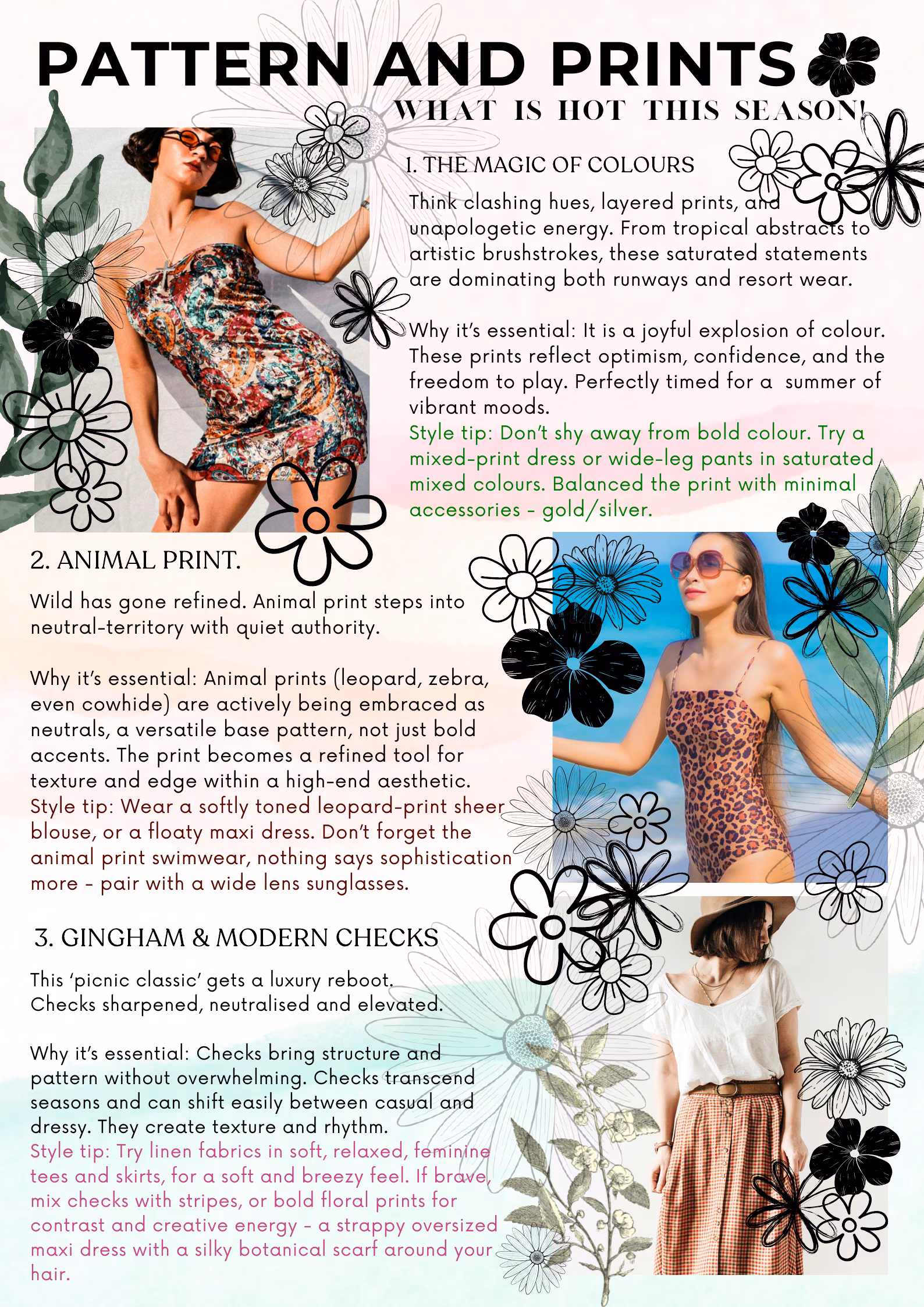 Pattern and Prints — The Style Edit, Summer 2025