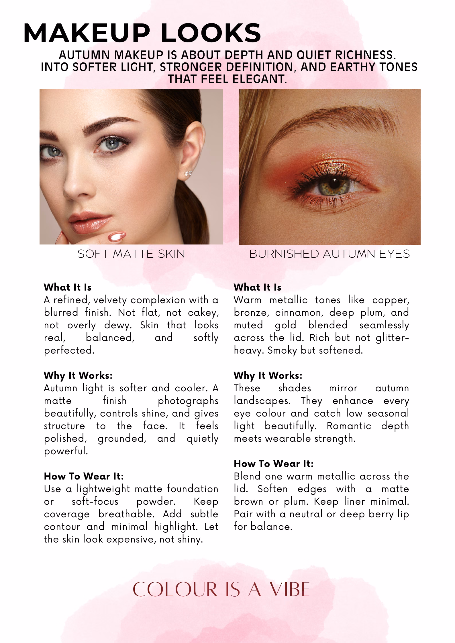 Makeup Looks — The Style Edit, Autumn 2026