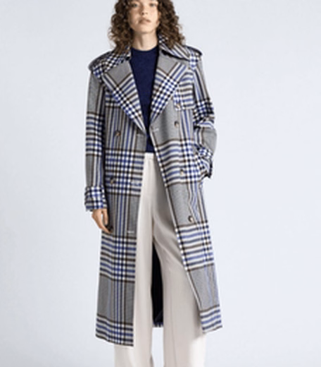 European Oversized Check Trench at Cue