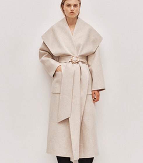 Eclipse Wool Coat at Aje