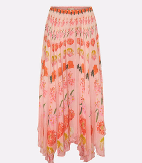 Pink Blossom Petal Skirt at Romance Was Born
