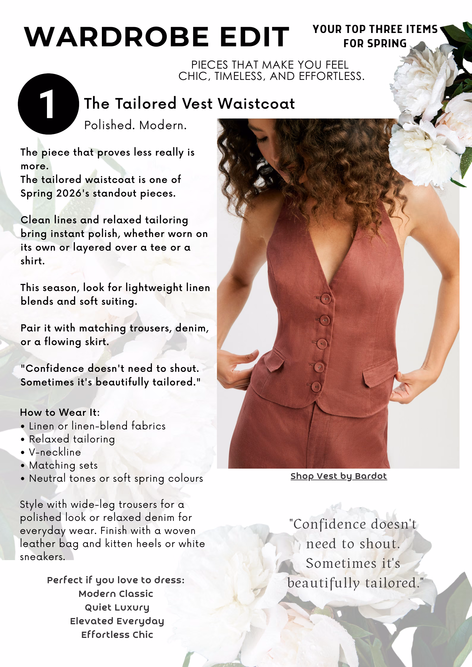 Page 5 - Wardrobe Edit - The Tailored Vest