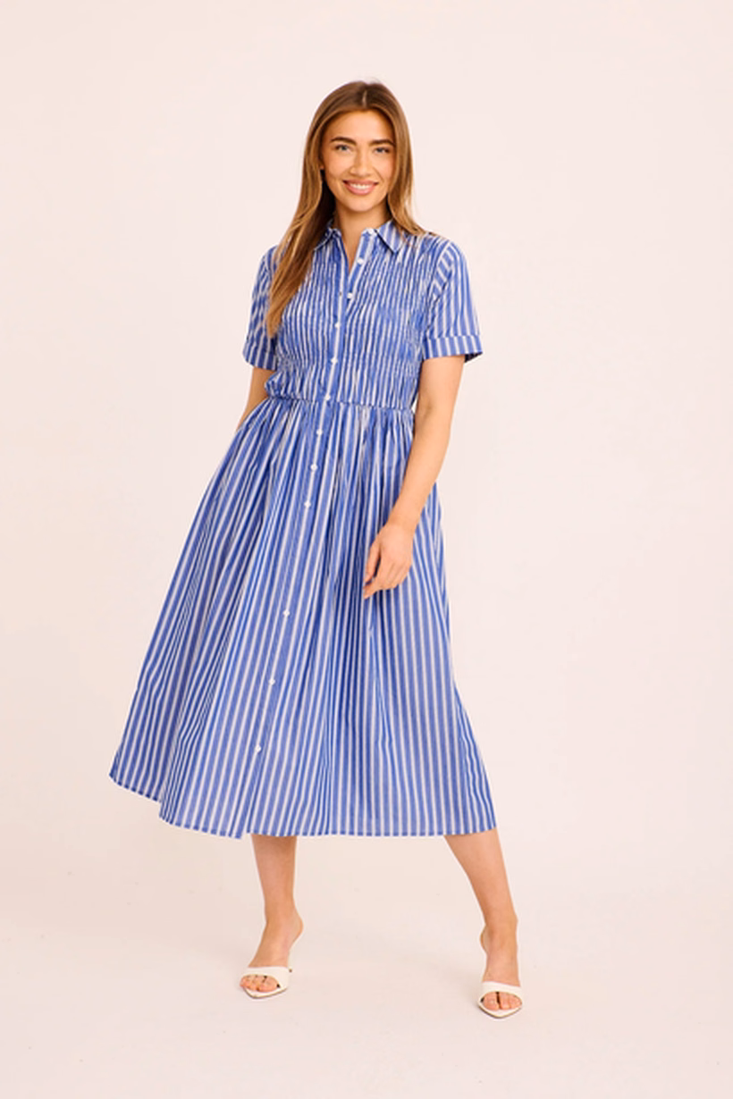 Meridian Midi Shirt Dress at St. Frock
