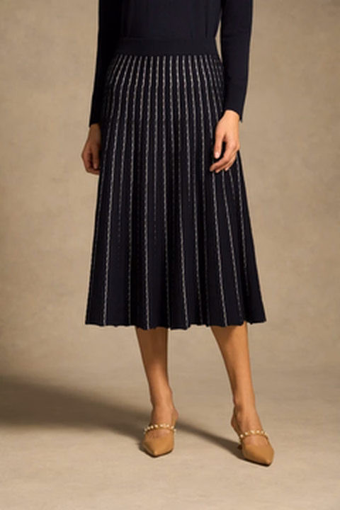 Cotton Lyocell Skirt at Blue Illusion