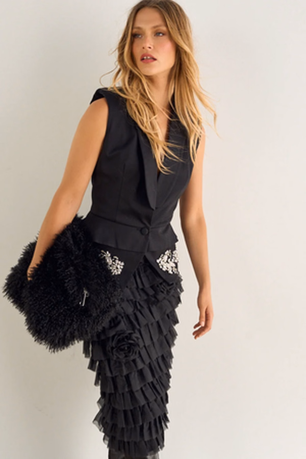 Diamonds R Forever Gilet at JOEY THE LABEL