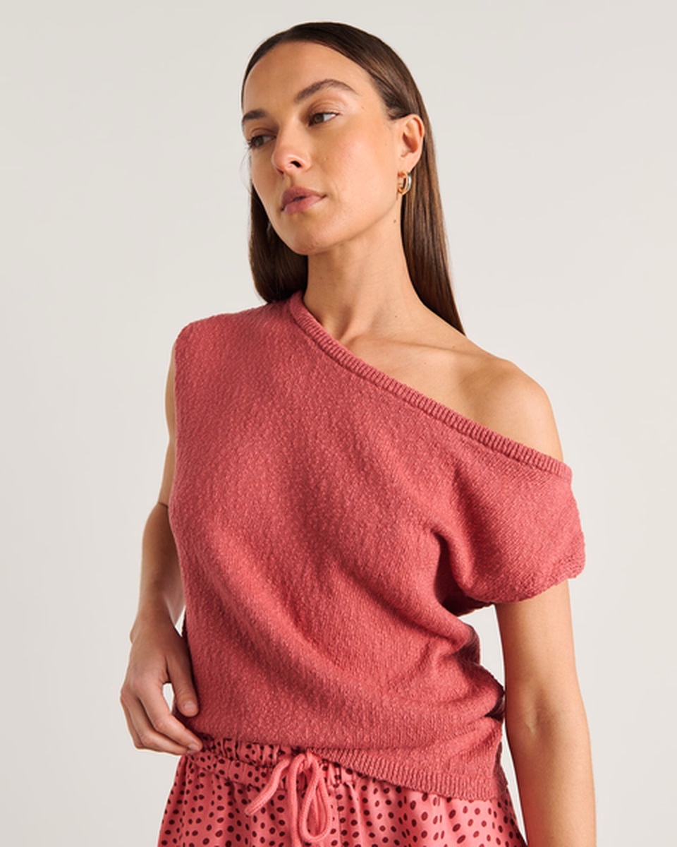Arden Knit Top at JAG