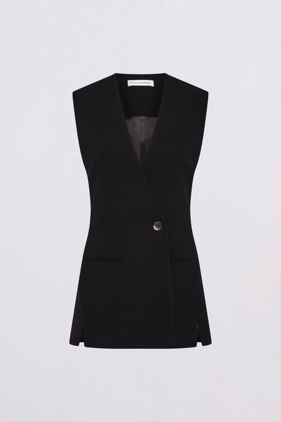 Crepe Ellipsis Vest at BIANCA SPENDER
